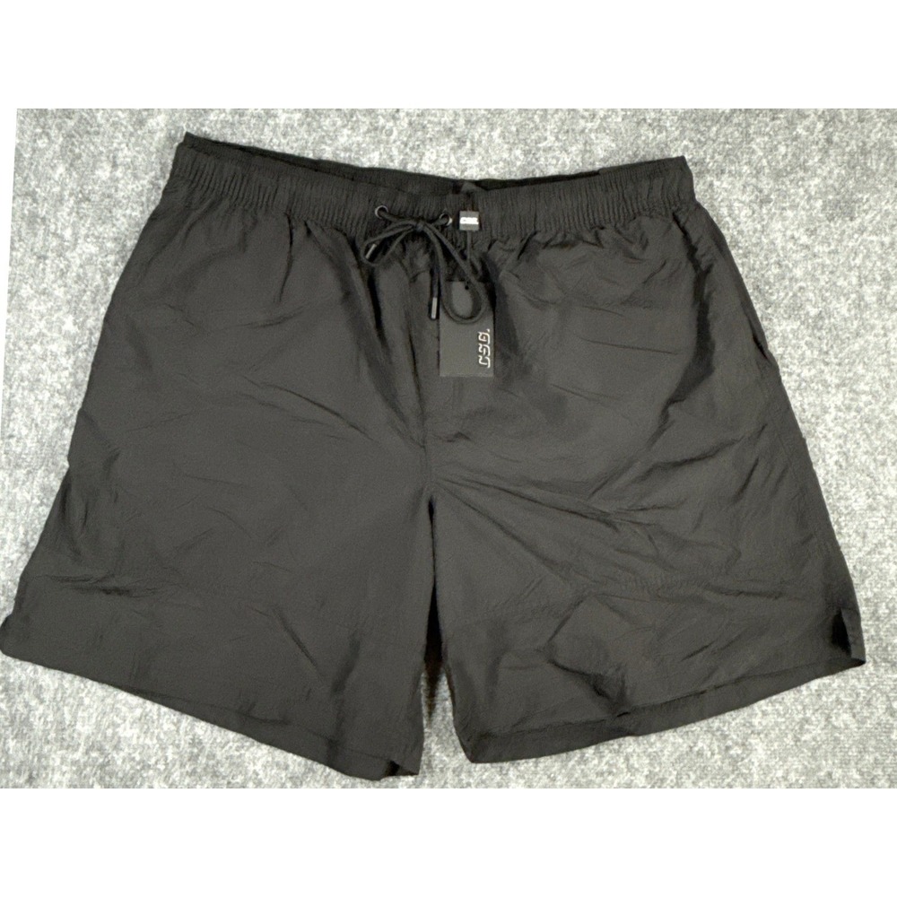 CSG City Wind Shorts Mens 3XL Black 8 Inch Inseam NWT